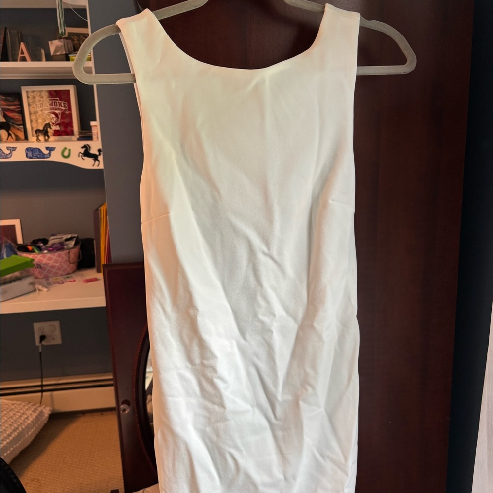 Lulu's White Sheath Mini Dress for Brides